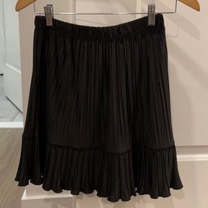 Zara Black Pleated Skirt